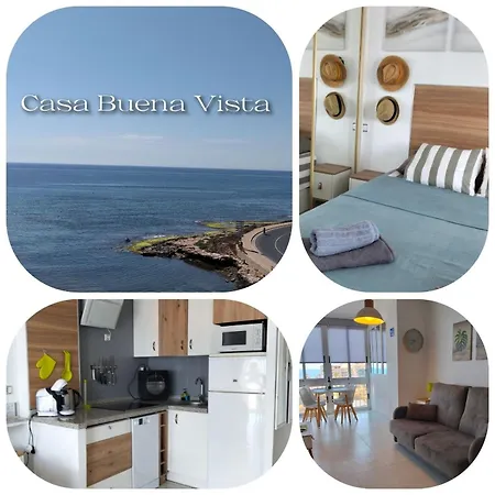 Casa Buena Vista Con Vistas Al Mar, Primera Linea, Locos, Wifi, Huoneisto *